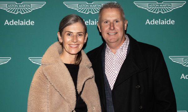 Helen and Justin Hyde at Aston Martin preview party