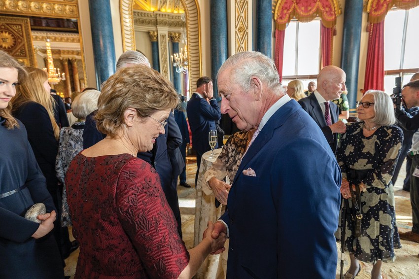 Frances Adamson and King Charles III