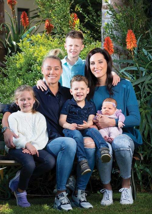 Erin Phillips and family