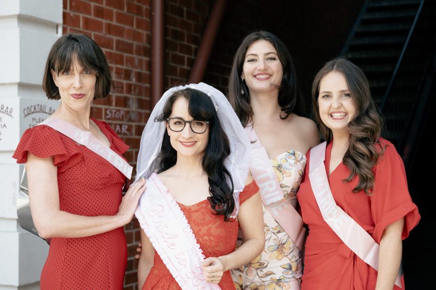 Cherie Boogaart, Jessica Dean, Petah Cavallaro and Lucy Stoddart at The Marriage of Figaro