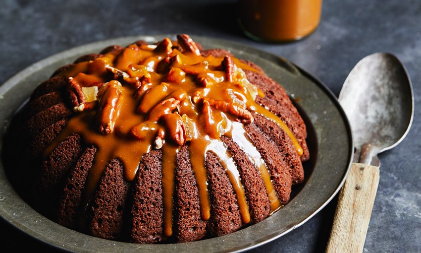Recipe: Sticky ginger pudding with pecans &amp; maple caramel - SALIFE