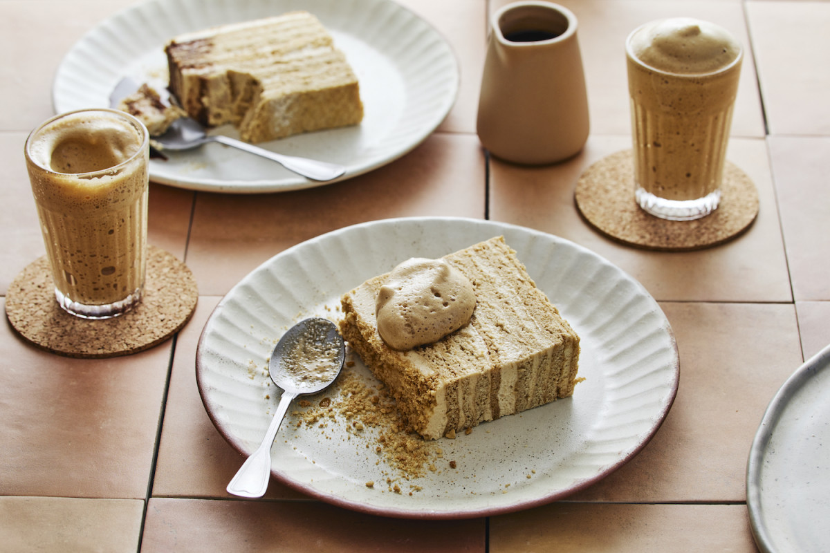 Cookie Butter & Coffee Ice Cream Cake | Trader Joe's